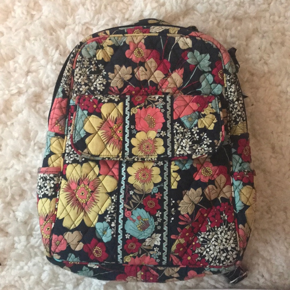 Floral Patterned Backpack